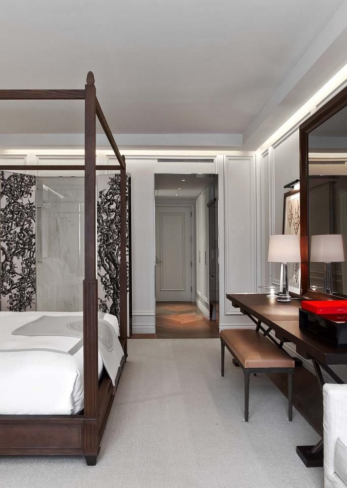 Et værelse på Baccarat hotel