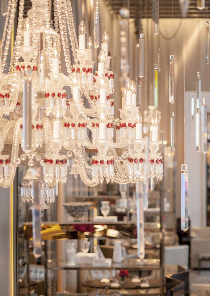 Baccarat Crystal et décorations de Noël au Grand Salon