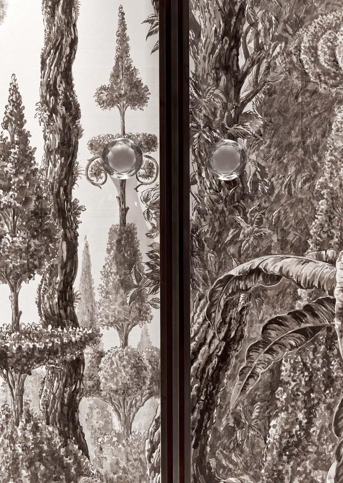 Behang voor de Baccarat Hotel