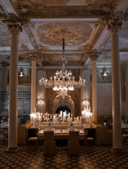 Special stop in Istanbul The Beylerbeyi Palace with its unique candelabra cut in triple-thick crystal with opaline, emerald green, or red with gold crystal.     MOSCOW, RUSSIA: MAISON BACCARAT Czar Alexander and Czar Nicholas II commissions are legendary. “Table folies” of the aristocrats and St Petersburg grand bourgeoisie merely followed the imperial’s house love for Baccarat, from candelabras, to table, from crystal fountain to table services. To this day the Czar service of glasses is made only by the special craftsmen, Meilleurs ouvrier de France, in the Lorraine factory.  The most iconic piece is the 3.85 meter-high Czar candelabra, ordered by Nicholas II and Tsarina Alexandra Feodorovna during a visit to Paris in 1896. It included 3,320 pieces of crystal. Illuminated with candles, the Tsar ordered electrified models for his palaces in Saint Petersburg, making it Baccarat's first electric-powered light fitting.  St Petersburg may have been the city where the russian love of Baccarat developed, but Moscow is the place to experience it now; Philippe Starck has imagined a palace of crystal out of an old pharmacy created by order of Peter the Great. What better way to enjoy champagne and caviar, to live the brilliance of those formal suppers than by going at the Maison Baccarat on Nikolskaya Street in Moscow.