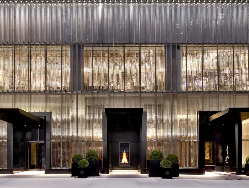 The exterior of Baccarat hotel