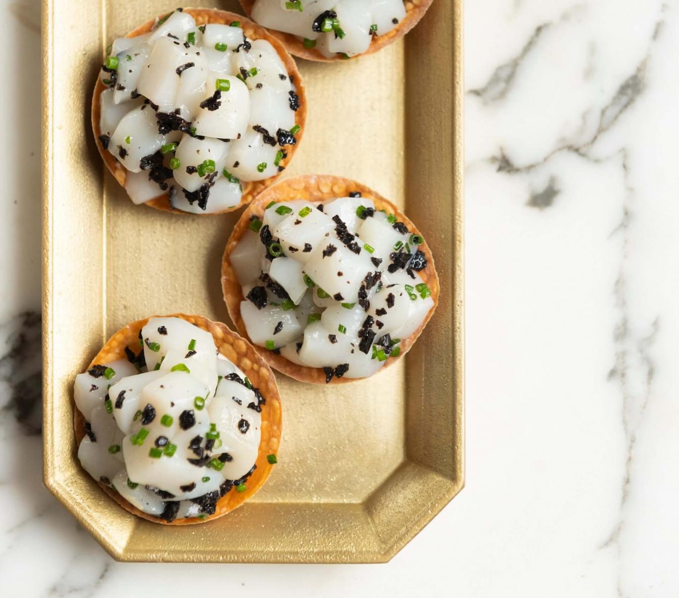 Gabriel Kreuther Scallop Tartlettes 01
