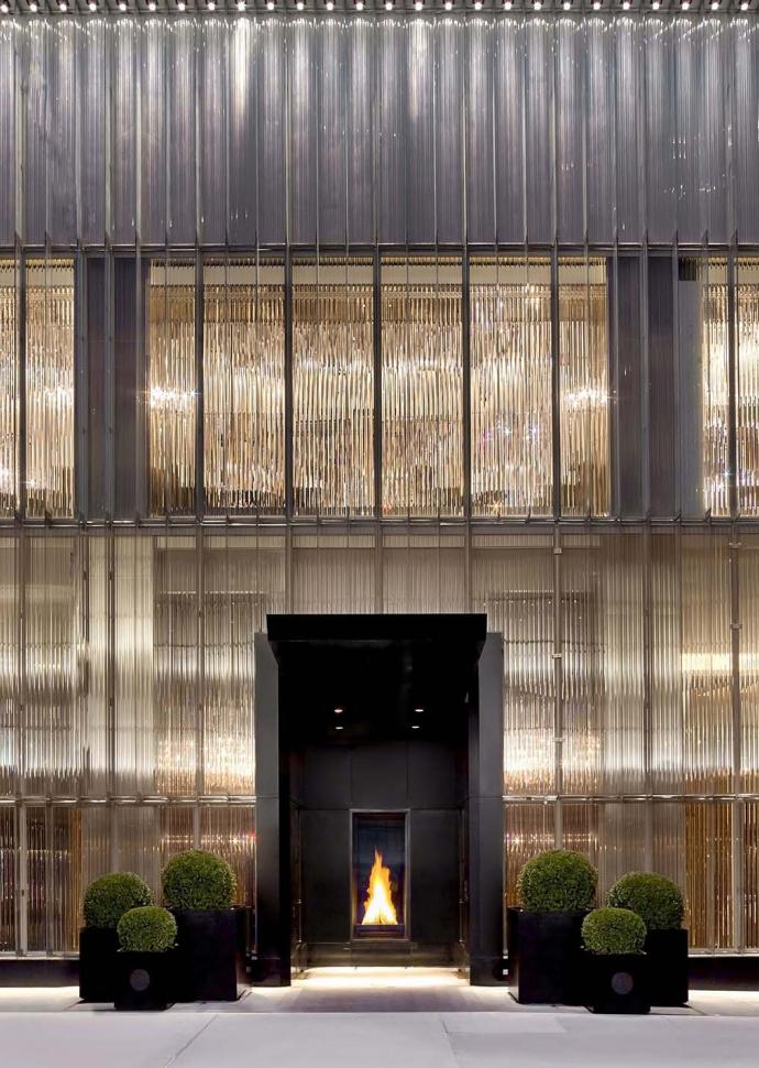 The exterior of Baccarat hotel