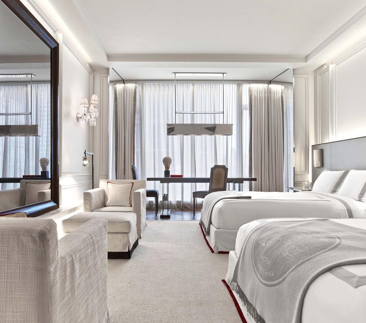 2 bed hotel room at Baccarat Hotel