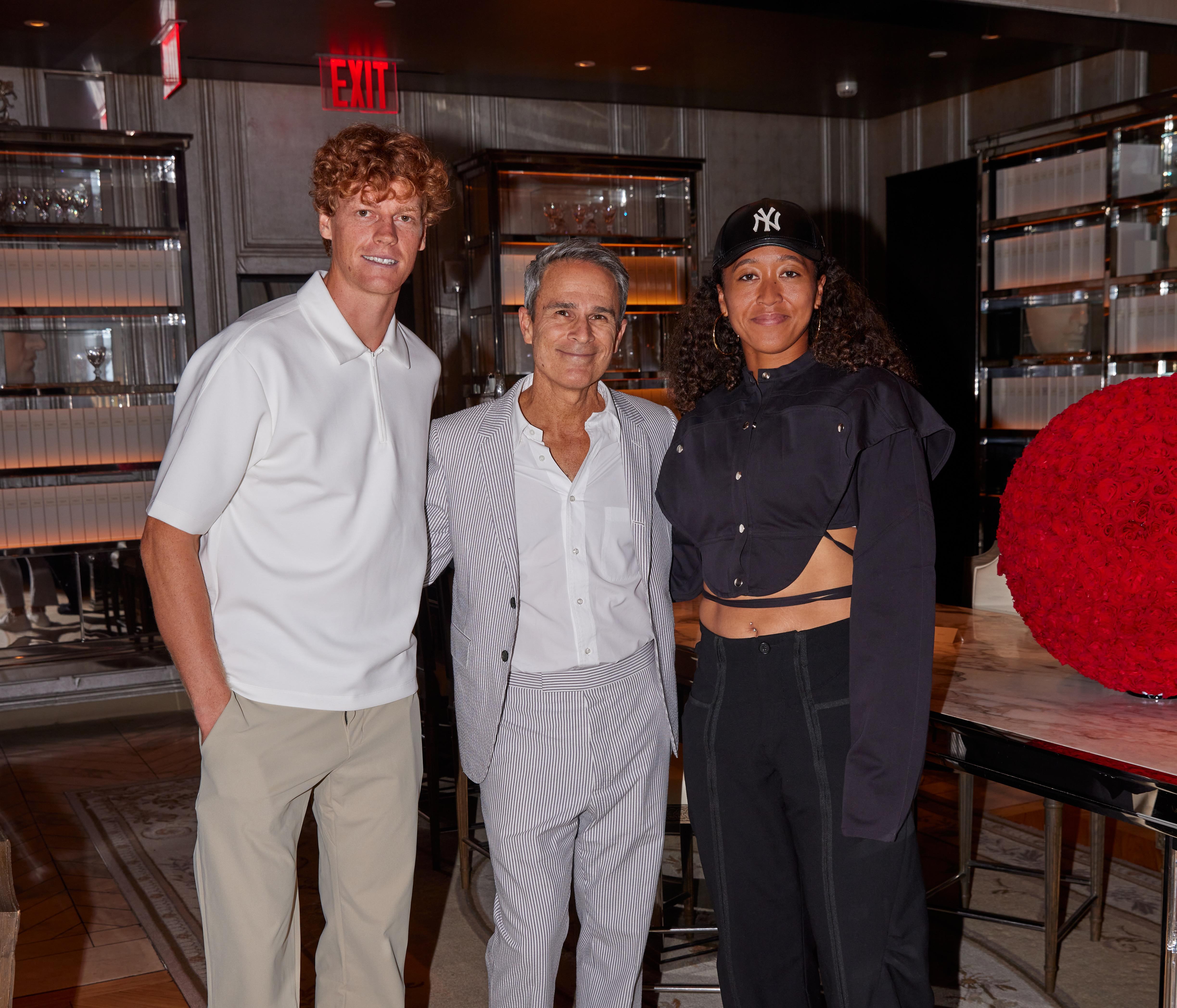 Jannik Sinner and Naomi Osaka