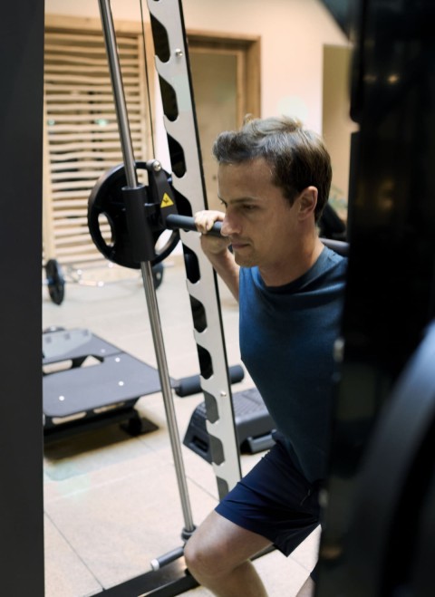 Person exercising