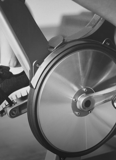 Wheel of an exercise bike