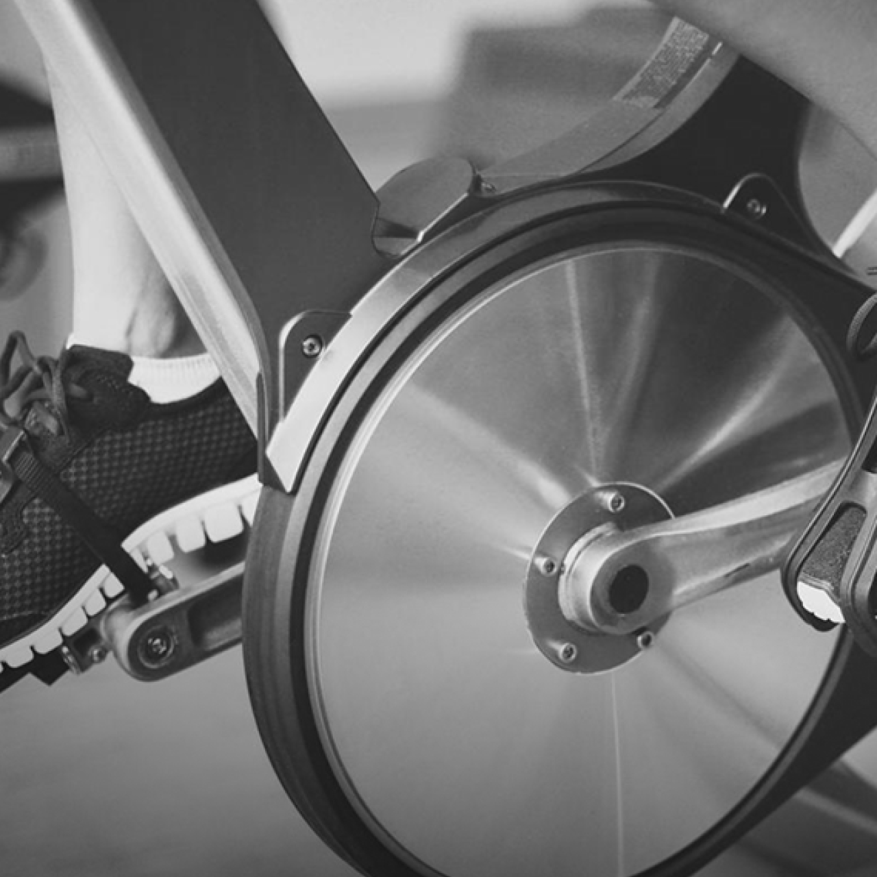 Wheel of an exercise bike