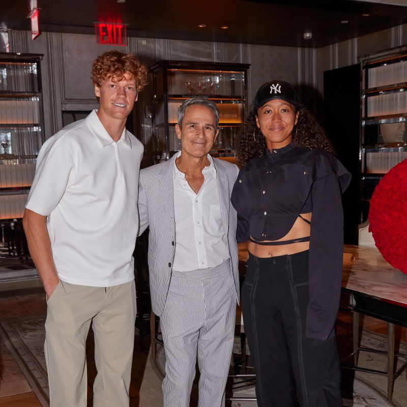 Jannik Sinner og Naomi Osaka
